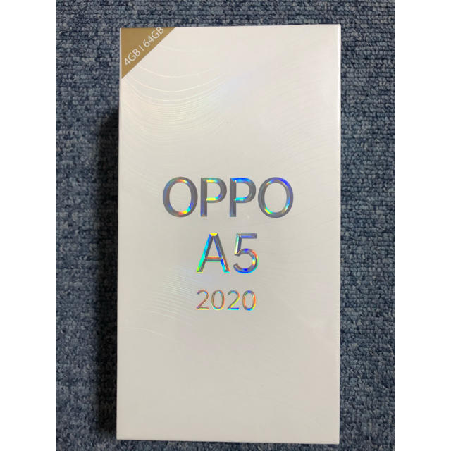 【新品・未開封】OPPO A5 2020 ブルー 64GB SIMフリー オッポ