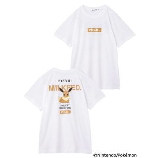 ミルクフェド(MILKFED.)のミルクフェド ポケモンコラボTシャツ イーブイ(Tシャツ(半袖/袖なし))