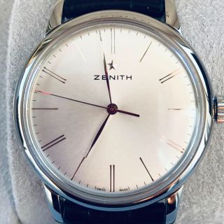 ゼニス ZENITH エリートクラシック　ほぼ未使用　新品バンド付き(腕時計(アナログ))