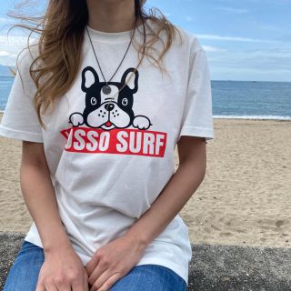 ロンハーマン(Ron Herman)のサーフィン女子に☆LUSSO SURF サーフィンドッグTシャツ　Sサイズ☆(Tシャツ(半袖/袖なし))