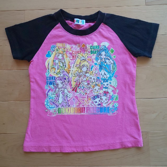 女の子 １１０cm Tシャツ まとめ売り ３点セット 長袖 半袖 プリキュア キッズ/ベビー/マタニティのキッズ服女の子用(90cm~)(Tシャツ/カットソー)の商品写真