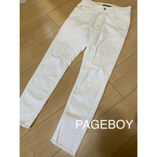 ページボーイ(PAGEBOY)のPAGEBOY スキニーパンツ 白(スキニーパンツ)