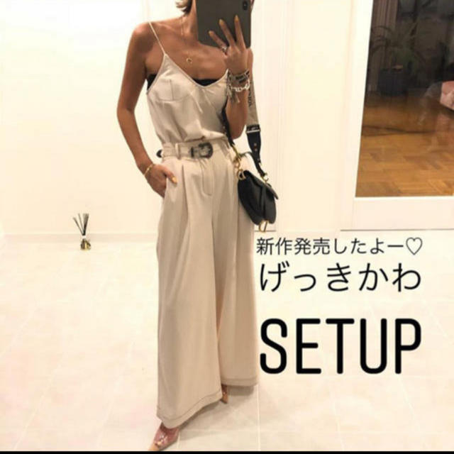 SeaRoomlynn(シールームリン)のsearoomlynn ステッチワイドパンツ レディースのパンツ(カジュアルパンツ)の商品写真