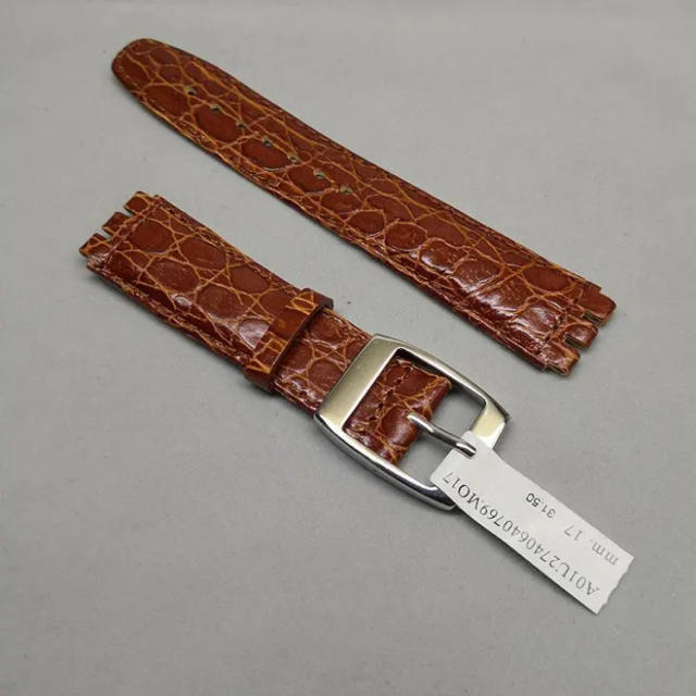 MORELLATO(モレラート)のスウォッチ用ベルト モレラート 17mm レザーベルト 牛皮 メンズの時計(レザーベルト)の商品写真