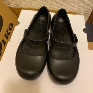 クロックス(crocs)のRSSさま専用　crocs サイズ US W6(23cmくらい) ブラック(スリッポン/モカシン)