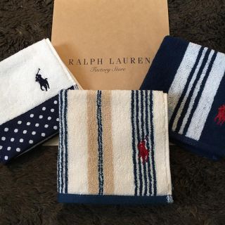 ラルフローレン(Ralph Lauren)のSALE♡ラルフローレン タオルハンカチ(ハンカチ/ポケットチーフ)