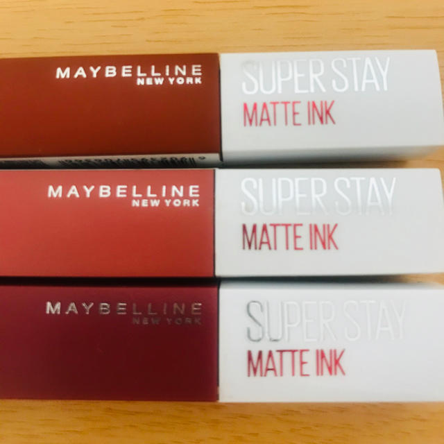 MAYBELLINE(メイベリン)のMAYBELLINE メイベリン　スーパーステイマットインク　3色セット コスメ/美容のベースメイク/化粧品(口紅)の商品写真