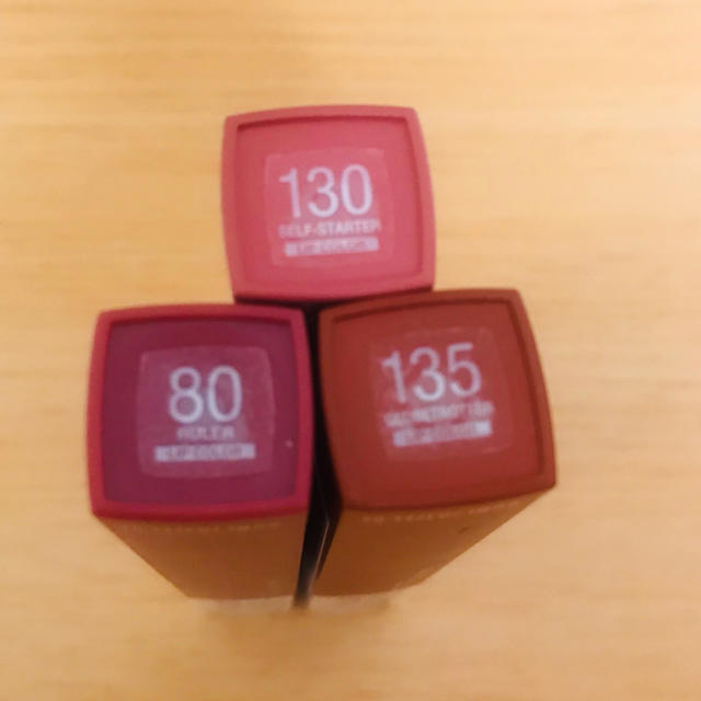 MAYBELLINE(メイベリン)のMAYBELLINE メイベリン　スーパーステイマットインク　3色セット コスメ/美容のベースメイク/化粧品(口紅)の商品写真