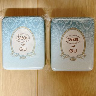 サボン(SABON)のGU ×SABONノベルティ:オリジナル缶ケース【2個】値下いたしました(ノベルティグッズ)