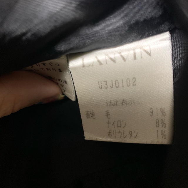 LANVIN COLLECTION(ランバンコレクション)のLANVAN セットアップ　黒　お値下げ中 レディースのフォーマル/ドレス(スーツ)の商品写真