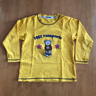 ヴァンズ(VANS)のVANS SPORTS 長袖Tシャツ ロンT 黄色 イエロー ベアー 熊 120(Tシャツ/カットソー)