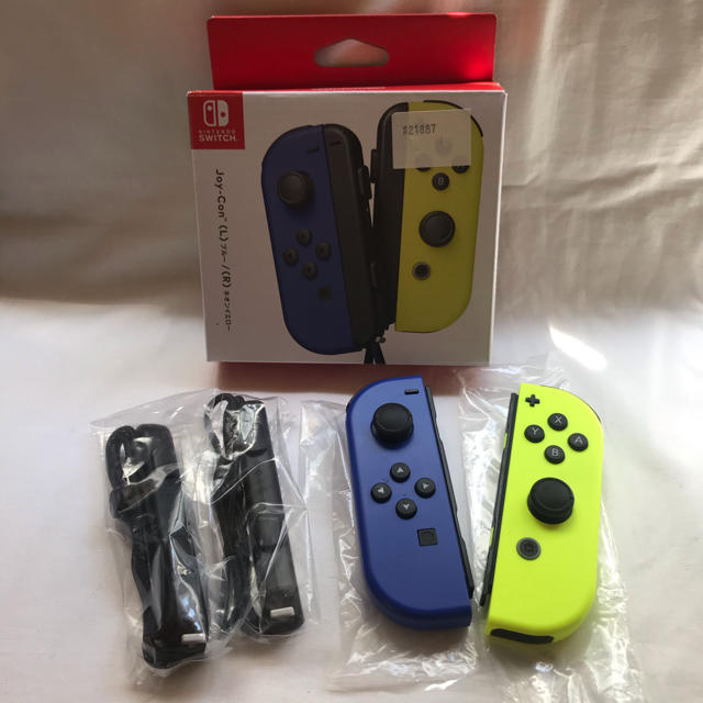 その他Nintendo SWITCH ジョイコン Joy-Con ブルーネオンイエロー