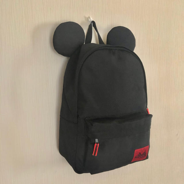 Disney(ディズニー)のディズニーランド購入　ミッキー　リュック　耳付き　美品　ディズニー限定　ブラック レディースのバッグ(リュック/バックパック)の商品写真