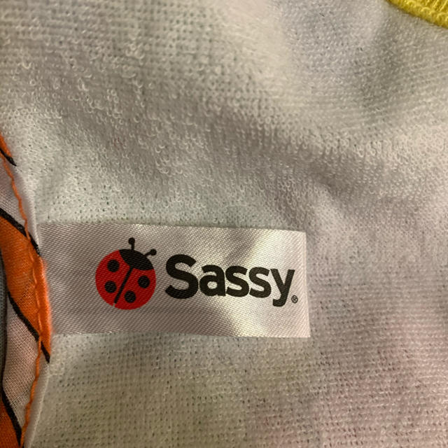 Sassy(サッシー)の歯固め付きスタイ キッズ/ベビー/マタニティのこども用ファッション小物(ベビースタイ/よだれかけ)の商品写真