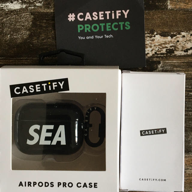 SEA(シー)のWIND AND SEA CASETiFY AirPods Pro Case スマホ/家電/カメラのオーディオ機器(ヘッドフォン/イヤフォン)の商品写真