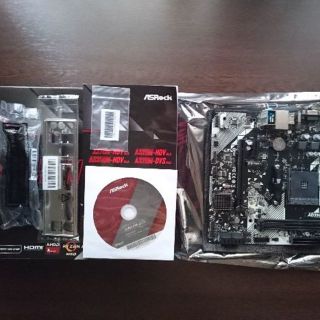 ASRock AB350M-HDV R4.0 マザーボード(PCパーツ)