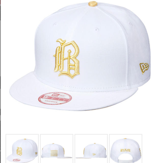 BIGBANG(ビッグバン)の[公式/中古] 白 BIGBANG×NEW ERA 帽子（BIGBANG） エンタメ/ホビーのタレントグッズ(男性タレント)の商品写真