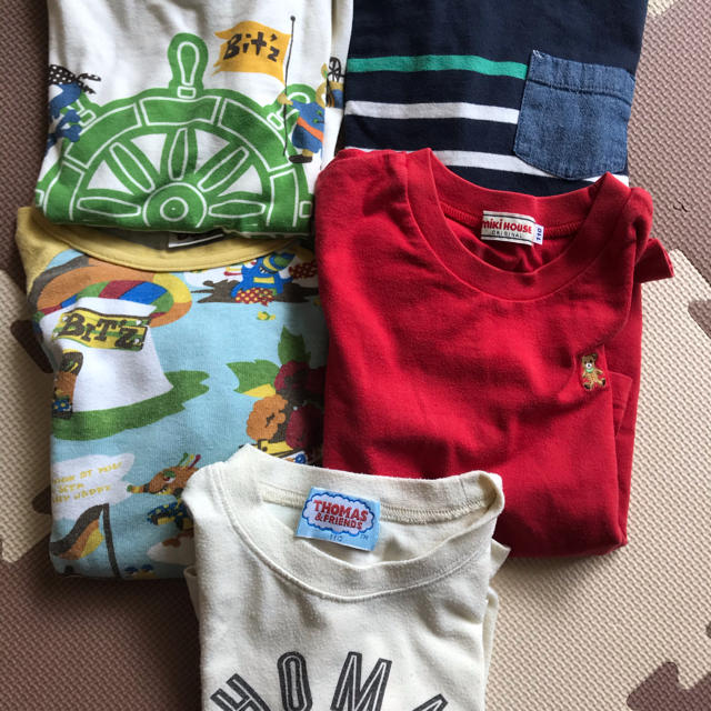 Bit'z(ビッツ)のロンＴ100〜110センチ5枚セット キッズ/ベビー/マタニティのキッズ服男の子用(90cm~)(Tシャツ/カットソー)の商品写真