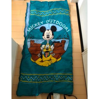 ロゴス(LOGOS)のLOGOS 子ども用シュラフ 2個組  MICKEY OUTDOORS(寝袋/寝具)