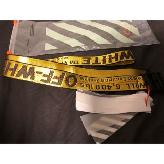 オフホワイト(OFF-WHITE)のoff-white インダストリアルベルト　130cm(ベルト)