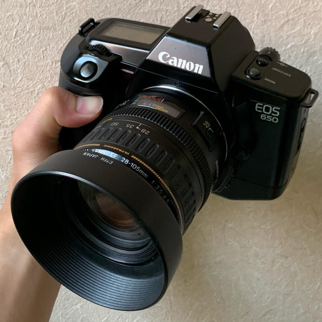 Canon(キヤノン)の(専用出品)EOS 650フルセット！ スマホ/家電/カメラのカメラ(フィルムカメラ)の商品写真