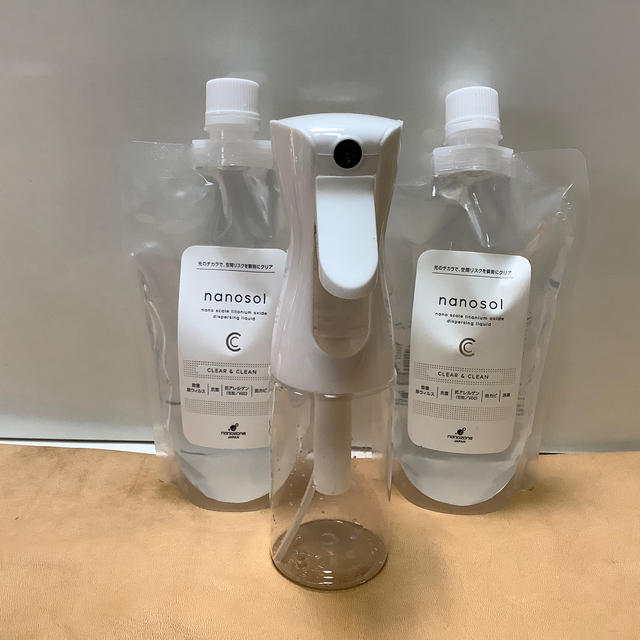新品未使用 nanosol ナノソル CC 専用スプレーボトル 200ml 空ボトル
