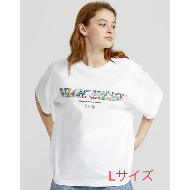 UNIQLO(ユニクロ)のビリー・アイリッシュ ｘ 村上隆UT 白 メンズのトップス(Tシャツ/カットソー(半袖/袖なし))の商品写真