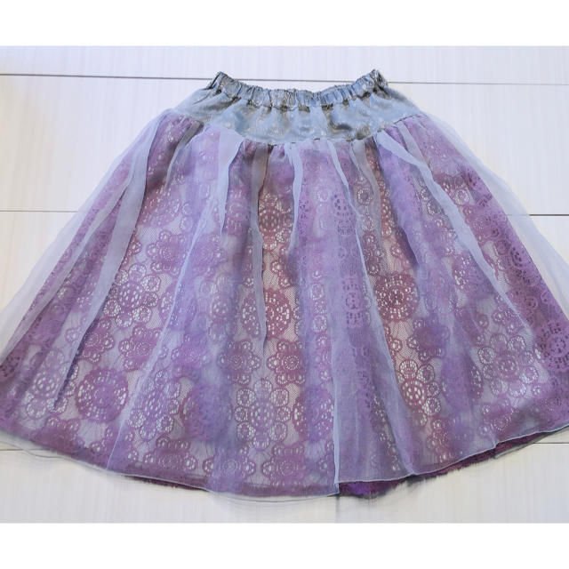 ANNA SUI mini(アナスイミニ)のアナスイミニ　スカート　Ｌサイズ キッズ/ベビー/マタニティのキッズ服女の子用(90cm~)(スカート)の商品写真