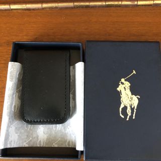 ポロラルフローレン(POLO RALPH LAUREN)のレザー マグネット式マネークリップ 財布(マネークリップ)