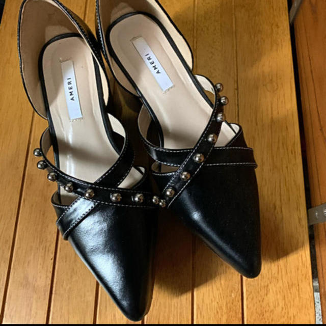 Ameri VINTAGE  WOOD PLATFORM PUMPS