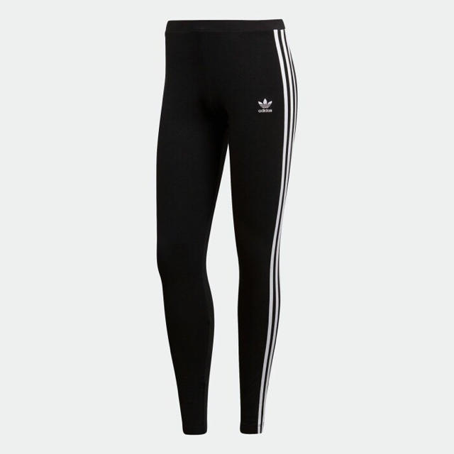 adidas(アディダス)のアディダス トレフォイル スリーストライプタイツ S レディースのレッグウェア(レギンス/スパッツ)の商品写真