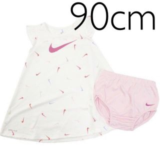 ナイキ(NIKE)のNIKE ナイキ キッズ ワンピース ショーツ セット kids 90cmピンク(ワンピース)