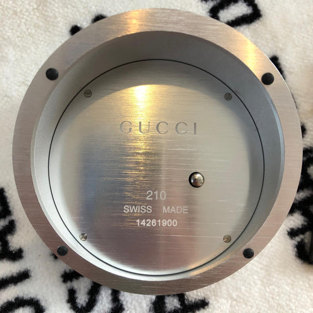 Gucci(グッチ)のグッチgucci 置き時計　YC210007 インテリア/住まい/日用品のインテリア小物(置時計)の商品写真