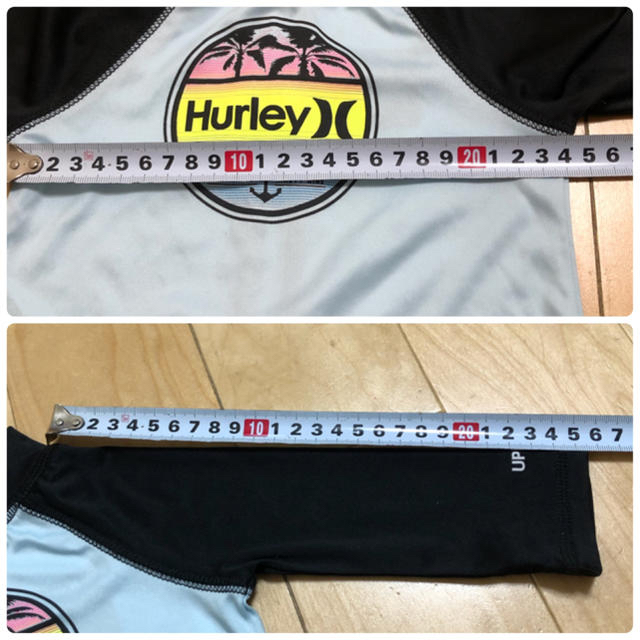 Hurley(ハーレー)の☆used☆ ハーレー キッズ　ベビー　ロンパース ラッシュガード 水着 キッズ/ベビー/マタニティのベビー服(~85cm)(水着)の商品写真