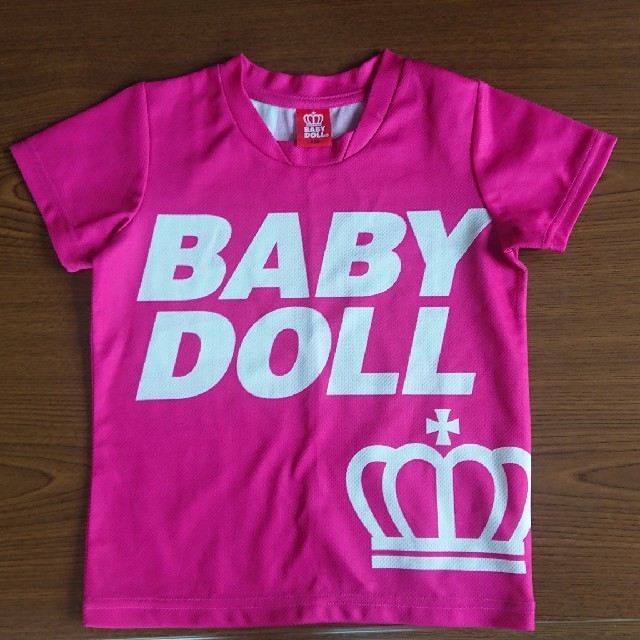 BABYDOLL(ベビードール)のキッズ半袖シャツ(babyDole)女の子サイズ120 キッズ/ベビー/マタニティのキッズ服女の子用(90cm~)(Tシャツ/カットソー)の商品写真