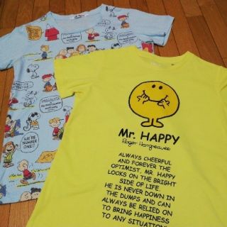 ユニクロ(UNIQLO)のUNIQLO Tシャツ 2枚セット SNOOPY他 (Tシャツ(半袖/袖なし))