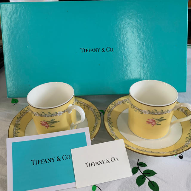 Tiffany & Co.(ティファニー)のTIFFANY&Co. カップ＆ソーサー　最終値下げ品 インテリア/住まい/日用品のキッチン/食器(グラス/カップ)の商品写真