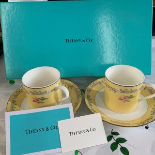 ティファニー(Tiffany & Co.)のTIFFANY&Co. カップ＆ソーサー　最終値下げ品(グラス/カップ)