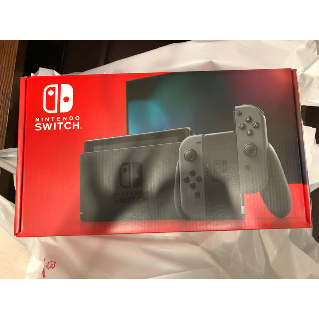 nintendo switch 新型 グレー 新品