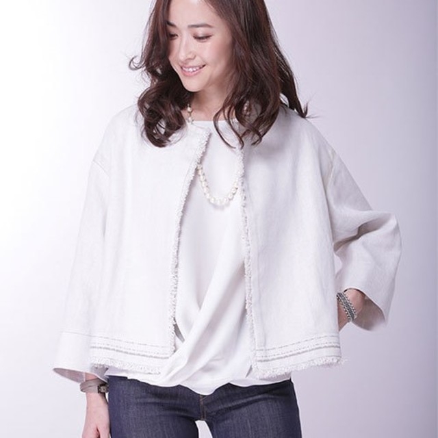 nano・universe(ナノユニバース)のナノ・ユニバース  ジャケット レディースのジャケット/アウター(ノーカラージャケット)の商品写真