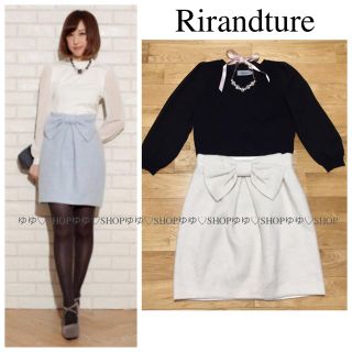 リランドチュール(Rirandture)の14AW もこもこリボンスカート(ミニスカート)