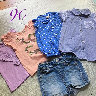 プティマイン(petit main)のまとめ売り⭐︎女の子90センチ5点セット⭐︎petitmain、seraphなど(Tシャツ/カットソー)