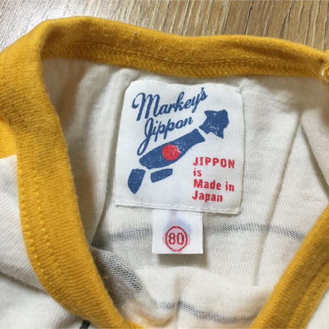 MARKEY'S(マーキーズ)のマーキーズ ラグランTシャツ80 キッズ/ベビー/マタニティのベビー服(~85cm)(Ｔシャツ)の商品写真