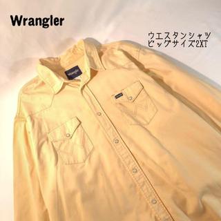 ラングラー(Wrangler)のラングラー ウエスタンシャツ ライトベージュ 特大 2XTサイズ(シャツ)