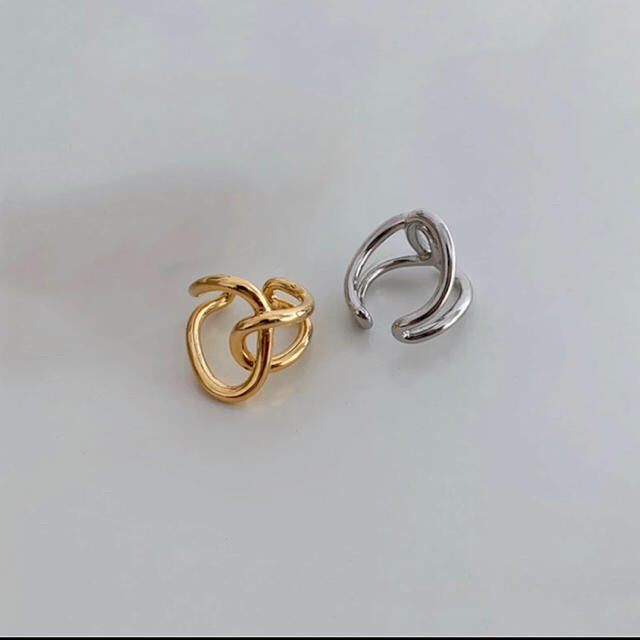 tear silverring ツイスト クロスリング  シルバー レディースのアクセサリー(リング(指輪))の商品写真