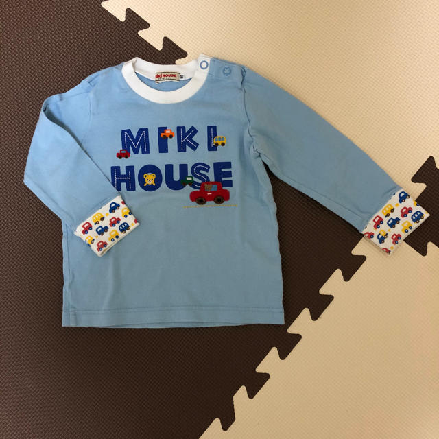 mikihouse(ミキハウス)のミキハウス　ロンT  サイズ90 男の子 キッズ/ベビー/マタニティのキッズ服男の子用(90cm~)(Tシャツ/カットソー)の商品写真