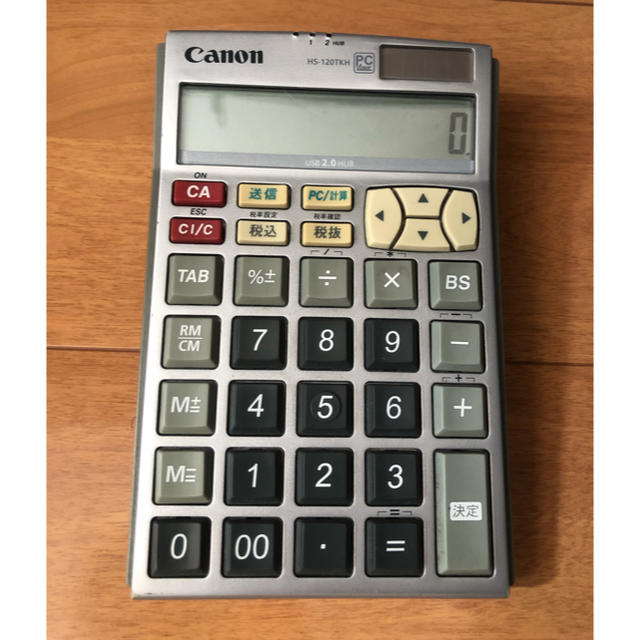 【希少品】動作確認済み　Canon テンキー電卓　12桁　HS-120TKH Amazon | CANON テンキー電卓 12桁 HS-120TKHSOB | ビジネス電卓
