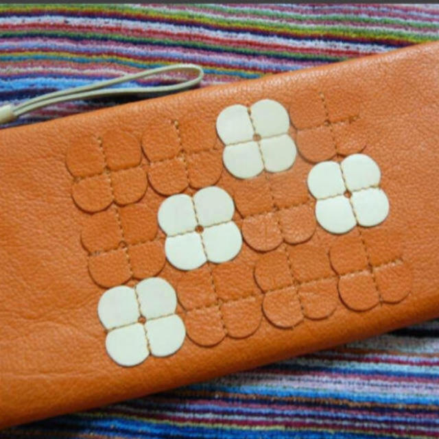 オーラカイリー Orla Kiely 牛革長財布財布