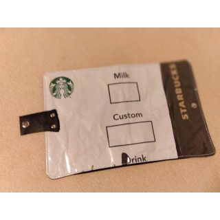 スターバックスコーヒー(Starbucks Coffee)のマスク仮置ケース「ブラック」黒＊本革黒(ポーチ)