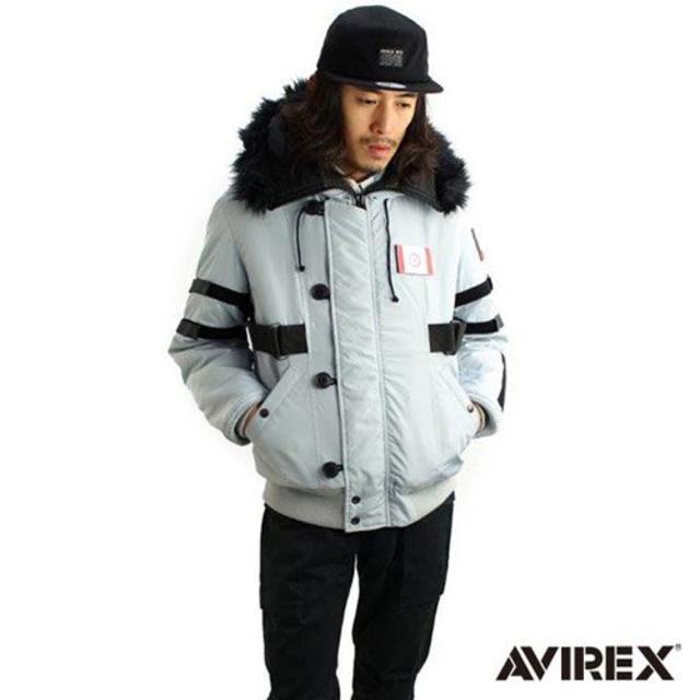 シドニアの騎士×AVIREXコラボ N2Bフライトジャケット グレー L ACG